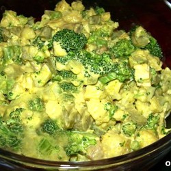 БРОКК./ ЦВ.К + КУРИЦА, ГРИБЫ, МАР. ОГУР., КАРРИ, МАЙОНЕЗ