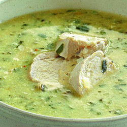 Грузинский куриный суп "Чихиртма"