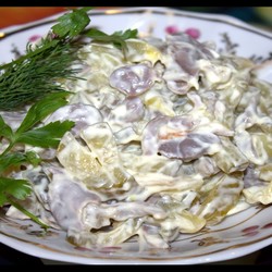 Салат из КЖ С КАРТОФЕЛЕМ