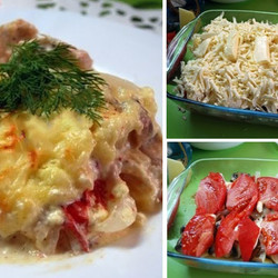 Куриная запеканка по-французски