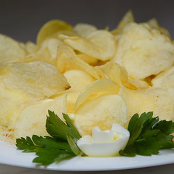 + СЫР, ЯЙЦА, ПОМИД., ЧЕСНОК, ЧИПСЫ