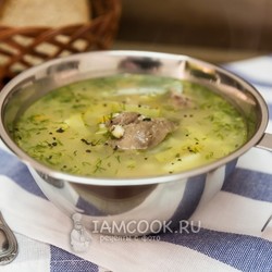 Рассольник на баранине