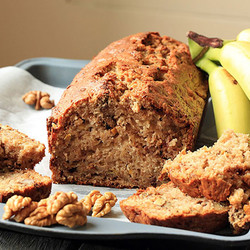 КЕКС с бананами, орехами и сухофруктами
