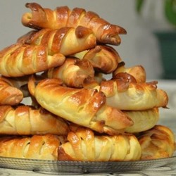 Быстрые рогалики с повидлом