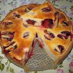 ТВ - ПИРОГ С ТВОРОГОМ И СЛИВАМИ