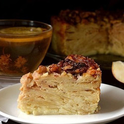 «Невидимый» яблочный пирог