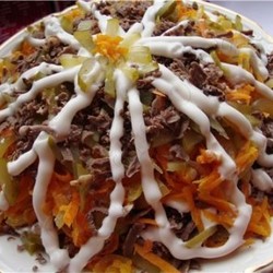 Салат Золотое сердце