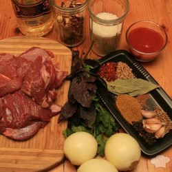 Рецепт: Суп "Харчо" | настоящий, грузинский, из говядины