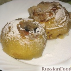 Яб., фарш. рисом и изюмом