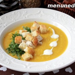 Тыквенный суп-пюре с курицей