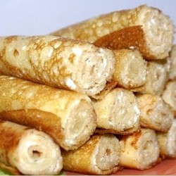 ЗАВАРНЫЕ БЛИНЧИКИ НА КЕФИРЕ С ТВОРОГОМ