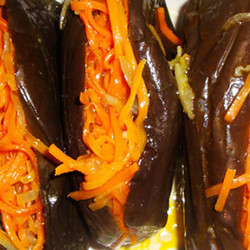 Баклажаны с морковью КВАШЕННЫЕ