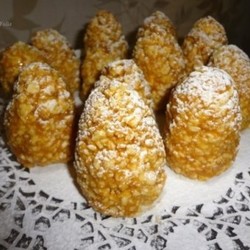 Шишки сладкие к новогоднему столу