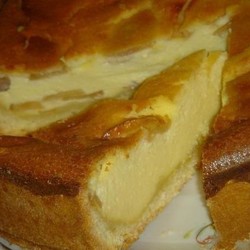 Творожно-яблочная шарлотка