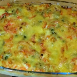Нежнейщая запеканка из курицы. Очень вкусно!