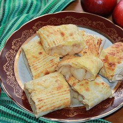 Ленивый штрудель из лаваша - готовится быстро и практично