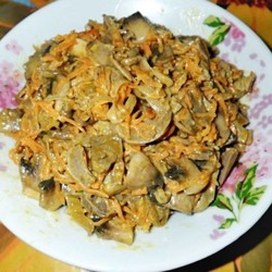 Теп. салат: Ж.+ ГРИБЫ, ЦУКК, ПОМИД, П/Л/М