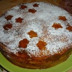 Пирог из манной крупы с бананами