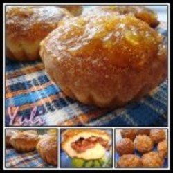 Булочки с шоколадным пудингом