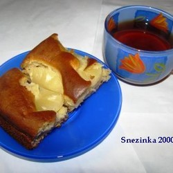 Творожно-ананасовый пирог (вариант)