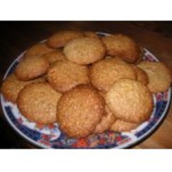 Хрустящие кунжутно-кокосовые печенья