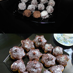 ФИГУРНОЕ ПЕЧЕНЬЕ и МЕТЕОРИТЫ (ШАРИКИ)