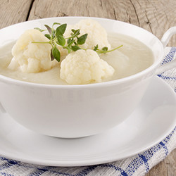 Сливочный крем-суп из цв. капусты