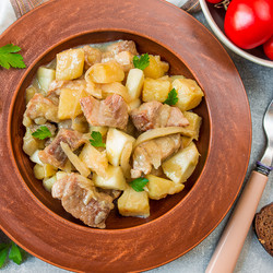 Рагу из свинины с яблоками на Вкусном Блоге