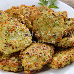 Кабачковые оладьи с фаршем