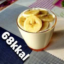 ТВОРОЖНО-БАНАНОВЫЙ ДЕСЕРТ (КЕФИР)