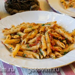 Макароны по-флотски с томатной пастой