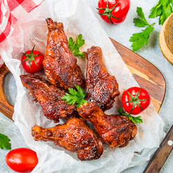 Куриные крылышки в острой томатной глазури на Вкусном Блоге