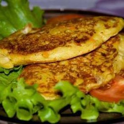 Готовим оладьи со вкусом пиццы