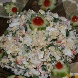 Салат «Свежесть» - ЯЗЫК, КК, ОГУРЦЫ, СЫР