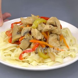 КУРИНОЕ ФИЛЕ С ОВОЩАМИ В ПАКЕТЕ