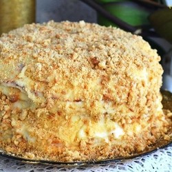 Торт "Наполеон" на сковородке