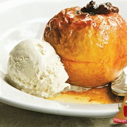 Рецепт "Печеные яблоки с вареньем" - кулинарный портал "Планета поваров"