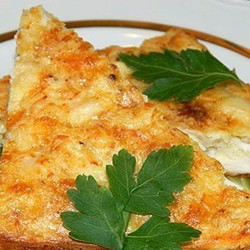 Легкая запеканка из куриной грудки с сыром