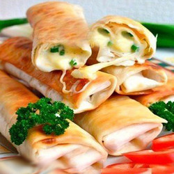 Лаваш, жареный с сыром