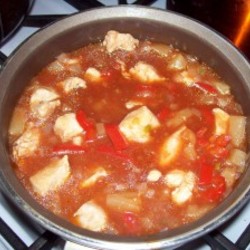 Курица в кисло-сладком соусе