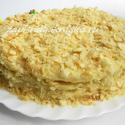 Торт Наполеон домашний рецепт с заварным кремом