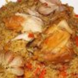 Узбекский плов с курицей