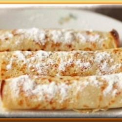 БЛИНЧИКИ С ЛИМОННЫМ ТВОРОГОМ