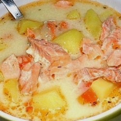 Как норвежцы готовят супервкусный суп с лососем.