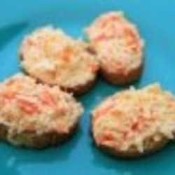 Гренки с сыром и морковью