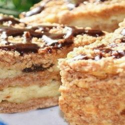 ТВ - Пирог с творогом и черносливом. Невероятно простой и вкусный!