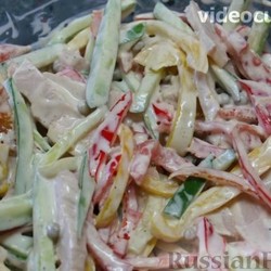 ОГУРЦЫ, ПОМИД., Б.ПЕРЕЦ + КУРИЦА