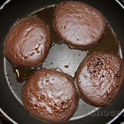Шоколадные оладьи