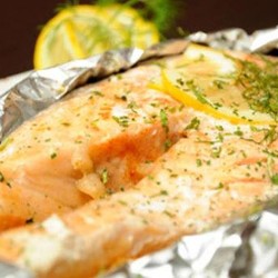 Рыба, запеченная в фольге