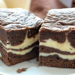 Шоколадно-творожный пирог